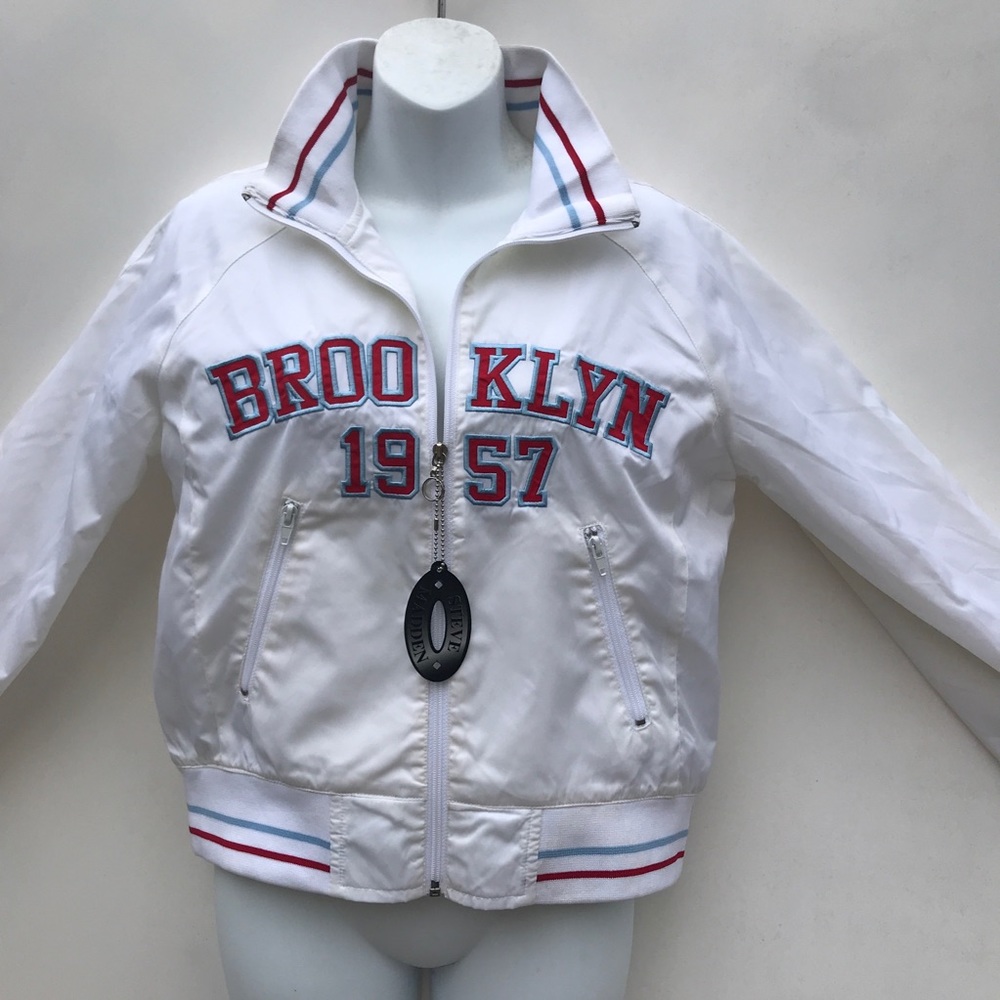 Rare Steve Madden Ladies Jacket, White. Size M